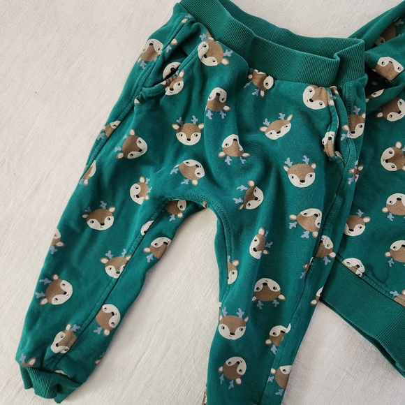 H&m reindeer matching sweatsuit 3t - Picture 3 of 6